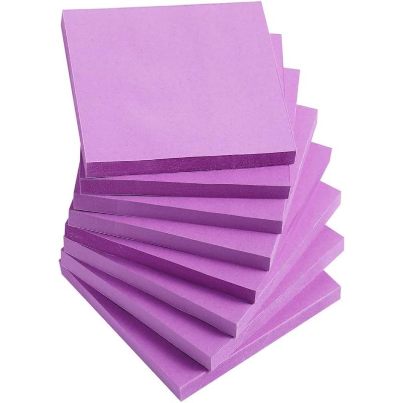 Pop Up Sticky Note Pads With Lined 8 Colors 3 X 3 Inches Sticky Notes Self